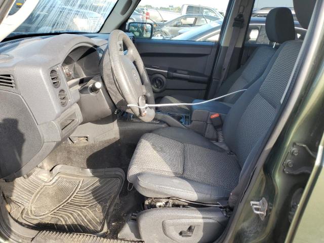 1J8HG48K78C217821 - 2008 JEEP COMMANDER SPORT მწვანე ფოტო 7