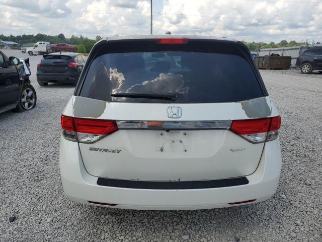 5FNRL5H64EB071697 - 2014 HONDA ODYSSEY EXL WHITE photo 6