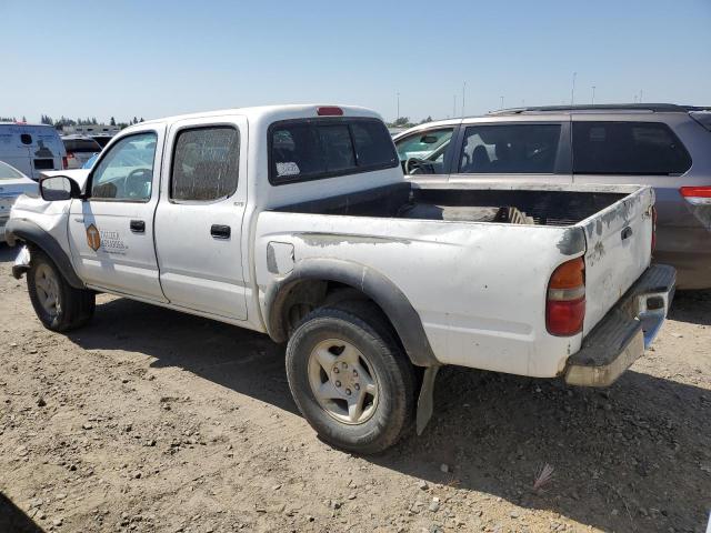 5TEGN92NX1Z820522 - 2001 TOYOTA TACOMA DOUBLE CAB PRERUNNER WHITE photo 2