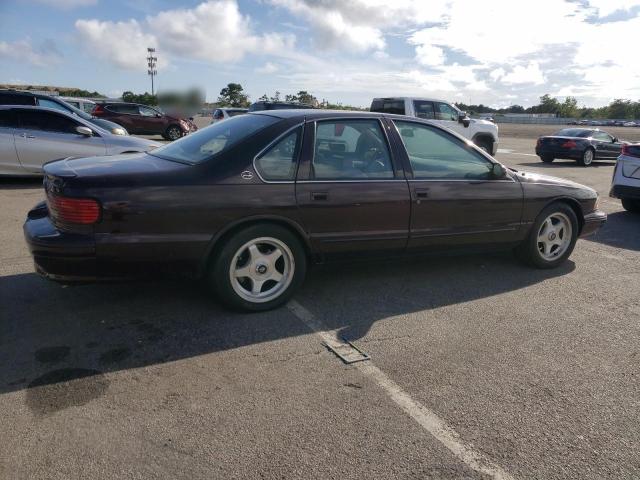 1G1BL52P2TR141989 - 1996 CHEVROLET CAPRICE / CLASSIC SS RED photo 3