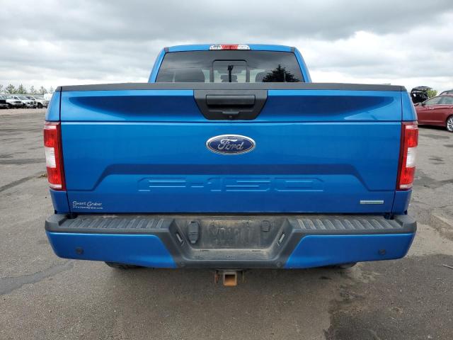 1FTEX1EP4KFB16086 - 2019 FORD F150 SUPER CAB BLUE photo 6