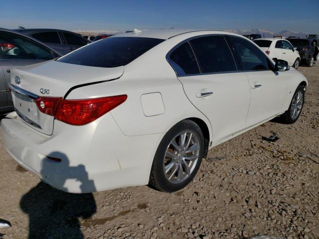 JN1BV7AR4EM681752 - 2014 INFINITI Q50 BASE WHITE photo 3