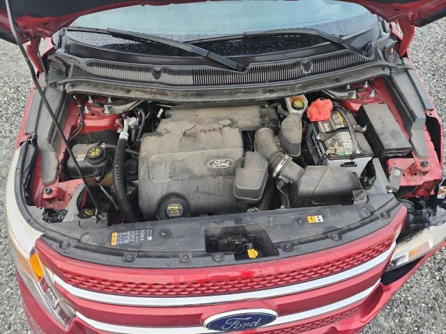 1FM5K8F81EGA69981 - 2014 FORD EXPLORER LIMITED RED photo 12