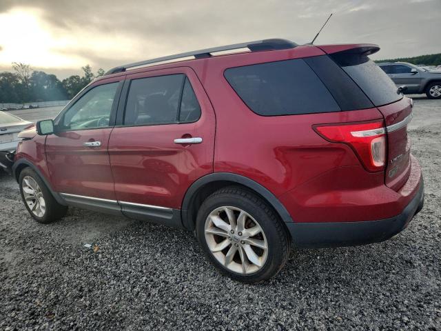 1FM5K8F81EGA69981 - 2014 FORD EXPLORER LIMITED RED photo 2