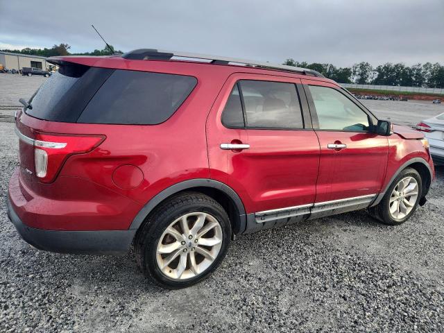 1FM5K8F81EGA69981 - 2014 FORD EXPLORER LIMITED RED photo 3