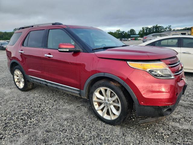 1FM5K8F81EGA69981 - 2014 FORD EXPLORER LIMITED RED photo 4