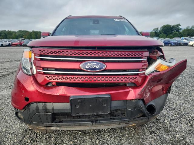 1FM5K8F81EGA69981 - 2014 FORD EXPLORER LIMITED RED photo 5