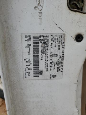 1FMZU32E6XZB47513 - 1999 FORD EXPLORER WHITE photo 13