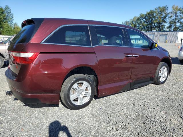 5FNRL5H99CB127706 - 2012 HOND ODYSSEY TOURING RED photo 3