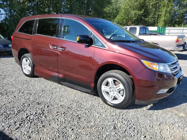 5FNRL5H99CB127706 - 2012 HOND ODYSSEY TOURING RED photo 4