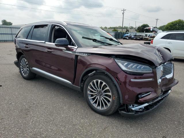 5LM5J7XC6LGL19614 - 2020 LINCOLN AVIATOR RESERVE 栗色 照片 4