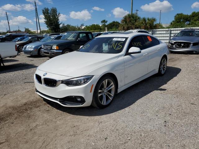 WBA4J1C54JBG78672 - 2018 BMW 430I GRAN COUPE WHITE photo 1