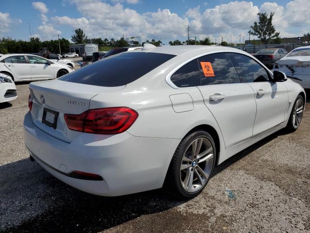 WBA4J1C54JBG78672 - 2018 BMW 430I GRAN COUPE WHITE photo 3