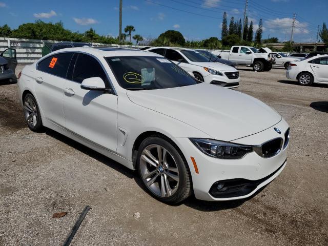 WBA4J1C54JBG78672 - 2018 BMW 430I GRAN COUPE WHITE photo 4