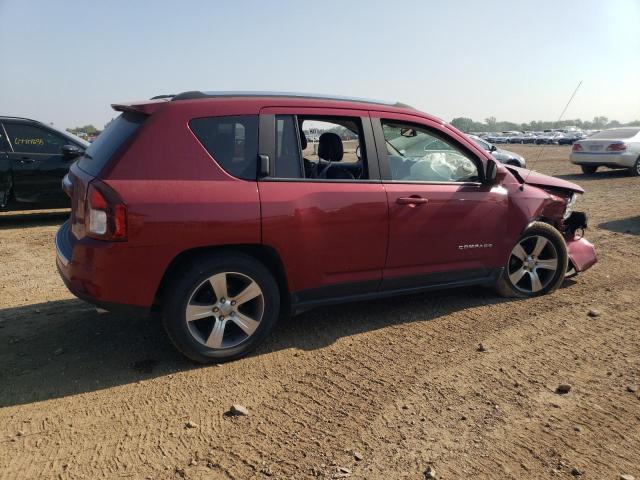 1C4NJDEB7HD176391 - 2017 JEEP COMPASS LATITUDE RED photo 3
