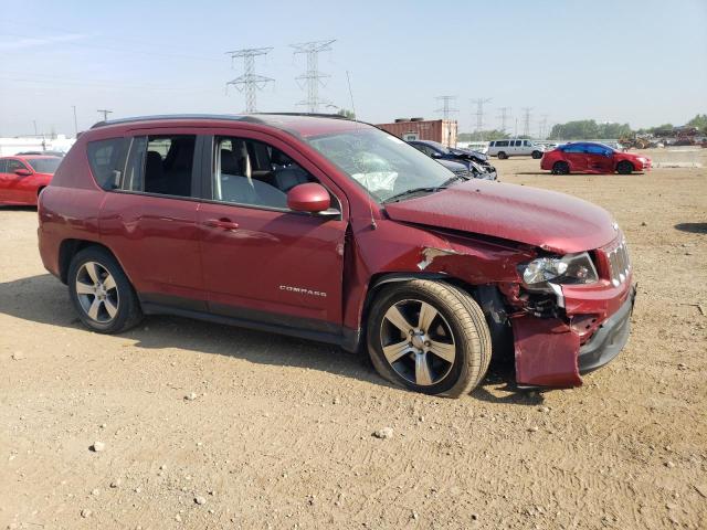 1C4NJDEB7HD176391 - 2017 JEEP COMPASS LATITUDE RED photo 4