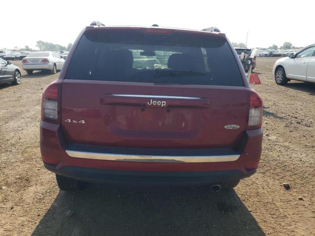 1C4NJDEB7HD176391 - 2017 JEEP COMPASS LATITUDE RED photo 6