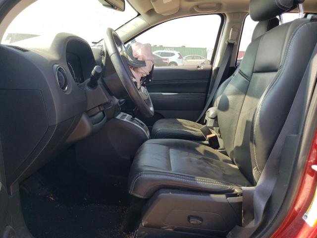 1C4NJDEB7HD176391 - 2017 JEEP COMPASS LATITUDE RED photo 7