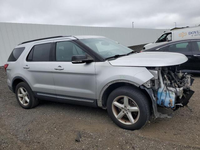 1FM5K8D84HGB13091 - 2017 FORD EXPLORER XLT SILVER photo 4