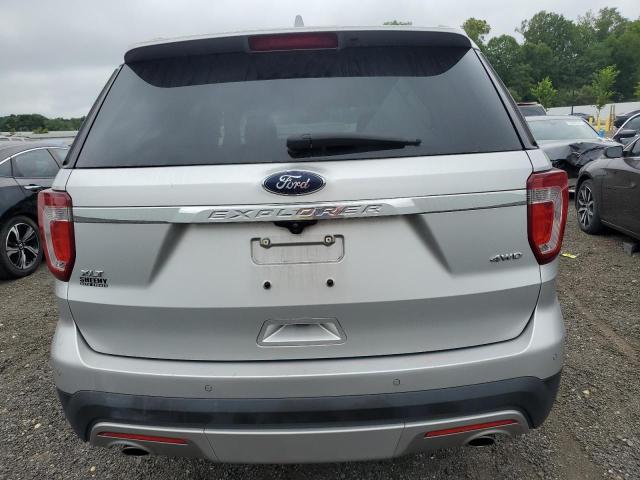 1FM5K8D84HGB13091 - 2017 FORD EXPLORER XLT SILVER photo 6