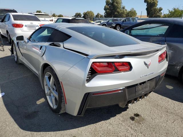 1G1YD2D70E5121690 - 2014 CHEVROLET CORVETTE STINGRAY 2LT SILVER photo 2