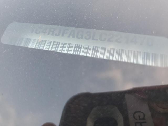 1C4RJFAG3LC221470 - 2020 JEEP GRAND CHER LAREDO WHITE photo 12