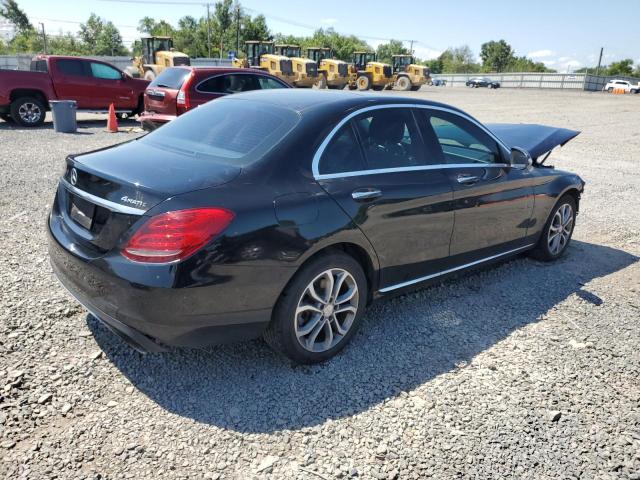55SWF4KB2FU095409 - 2015 MERCEDES-BENZ C 300 4MATIC BLACK photo 3