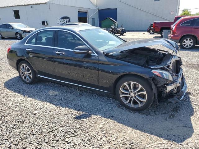 55SWF4KB2FU095409 - 2015 MERCEDES-BENZ C 300 4MATIC BLACK photo 4