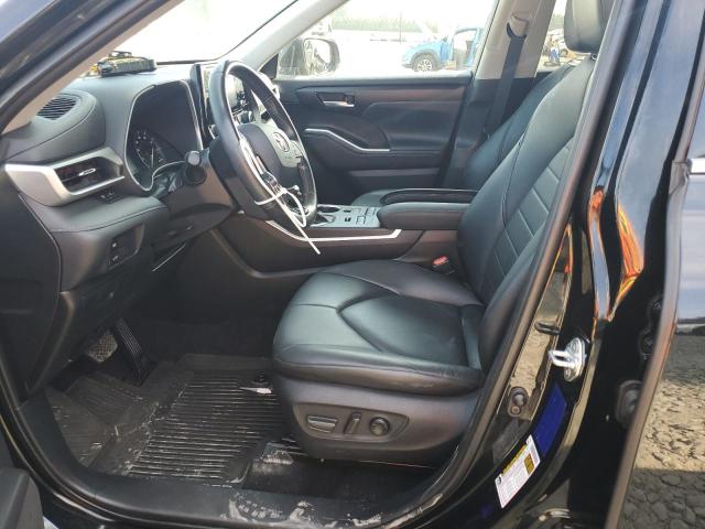 5TDHZRBH3LS050327 - 2020 TOYOTA HIGHLANDER XLE BLACK photo 7