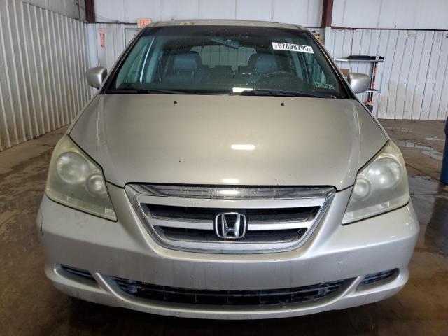 5FNRL38717B414711 - 2007 HONDA ODYSSEY EXL SILVER photo 5