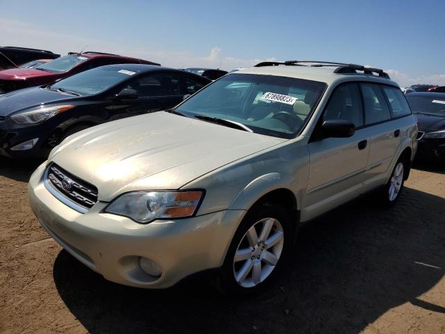 4S4BP61C267307410 - 2006 SUBARU LEGACY OUTBACK 2.5I TAN photo 1