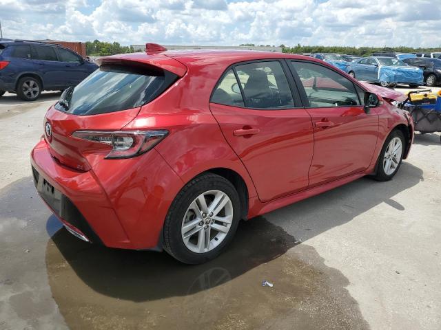 JTND4MBE4M3125556 - 2021 TOYOTA COROLLA SE RED photo 3