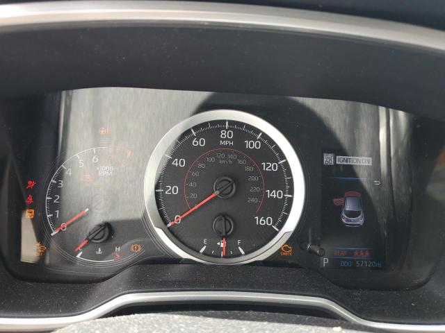 JTND4MBE4M3125556 - 2021 TOYOTA COROLLA SE RED photo 9