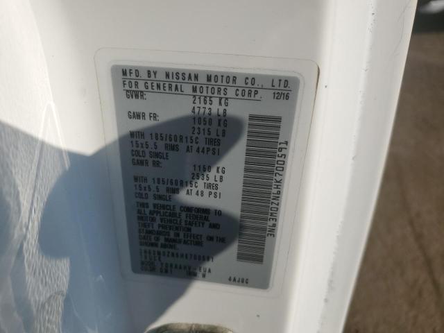 3N63M0ZN6HK700591 - 2017 CHEVROLET CITY EXPRESS LT Ақ фото 13