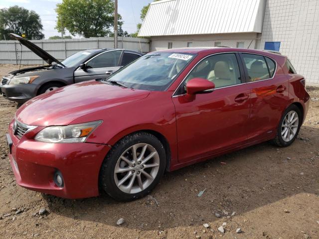 JTHKD5BH7D2142965 - 2013 LEXUS CT 200 RED photo 1