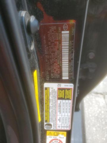 4T1B11HK6KU748065 - 2019 TOYOTA CAMRY L BLACK photo 12