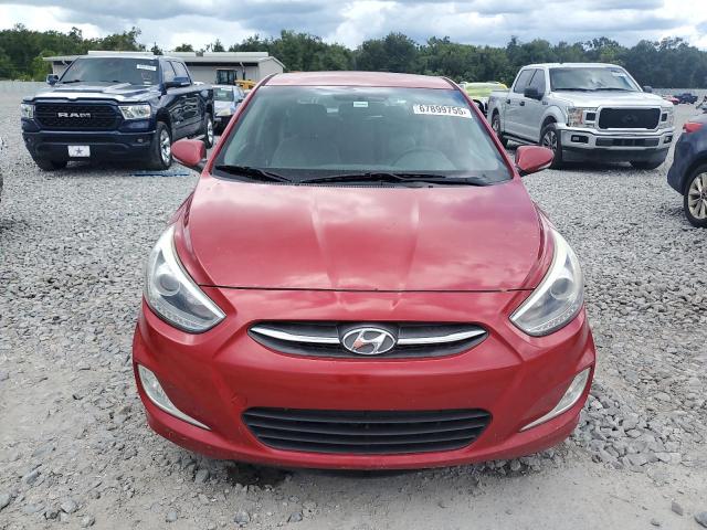 KMHCU5AEXFU225385 - 2015 HYUNDAI ACCENT GLS RED photo 5