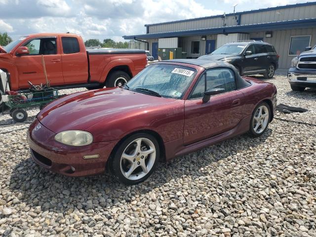 JM1NB353630300294 - 2003 MAZDA MX-5 MIATA BASE BURGUNDY photo 1