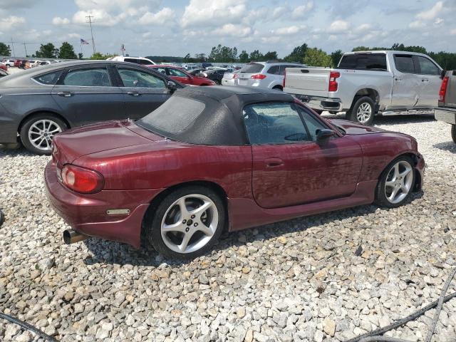 JM1NB353630300294 - 2003 MAZDA MX-5 MIATA BASE BURGUNDY photo 3