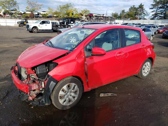 JTDKTUD33CD516054 - 2012 TOYOTA YARIS RED photo 1