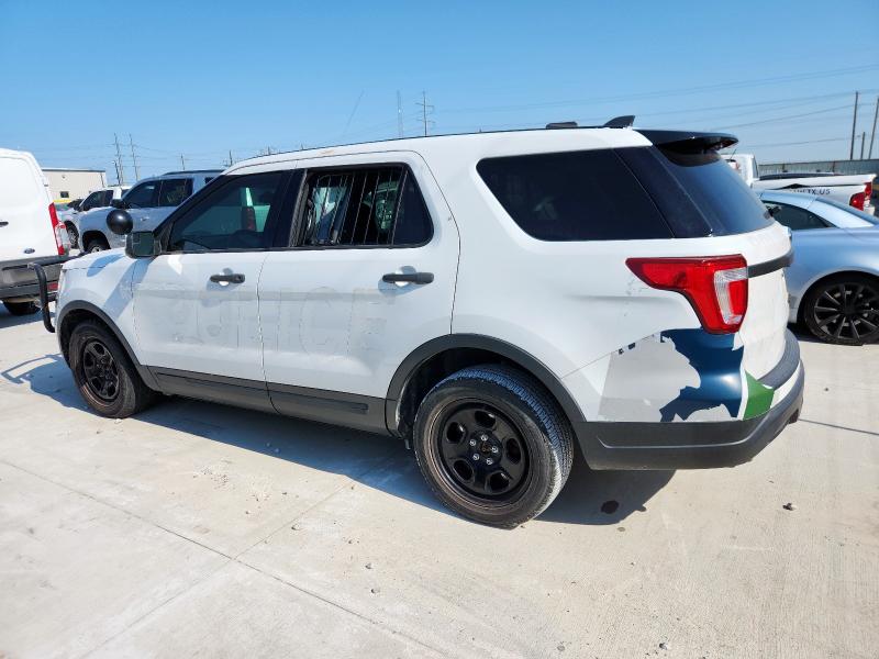1FM5K8AR1KGA31646 - 2019 FORD EXPLORER POLICE INTERCEPTOR WHITE photo 2