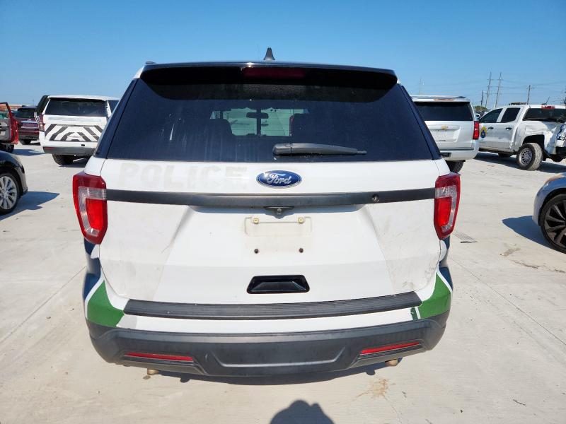 1FM5K8AR1KGA31646 - 2019 FORD EXPLORER POLICE INTERCEPTOR WHITE photo 6