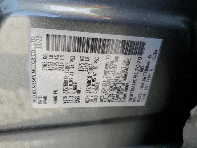 5N1BT3BA4PC917079 - 2023 NISSAN ROGUE SV GRAY photo 14