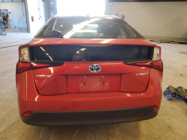 JTDL9MFU5M3026084 - 2021 TOYOTA PRIUS LE RED photo 6