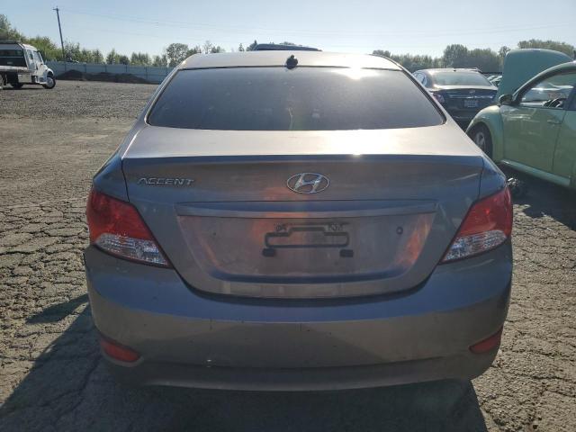 KMHCU4AE9CU084752 - 2012 HYUNDAI ACCENT GLS GRAY photo 6