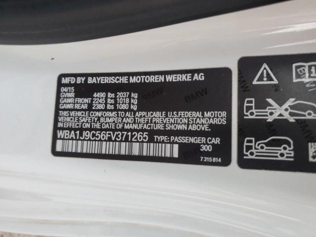 WBA1J9C56FV371265 - 2015 BMW M235XI WHITE photo 13