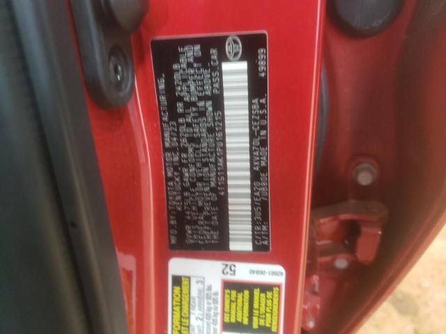 4T1G11AK1PU161215 - 2023 TOYOTA CAMRY SE NIGHT SHADE RED photo 12