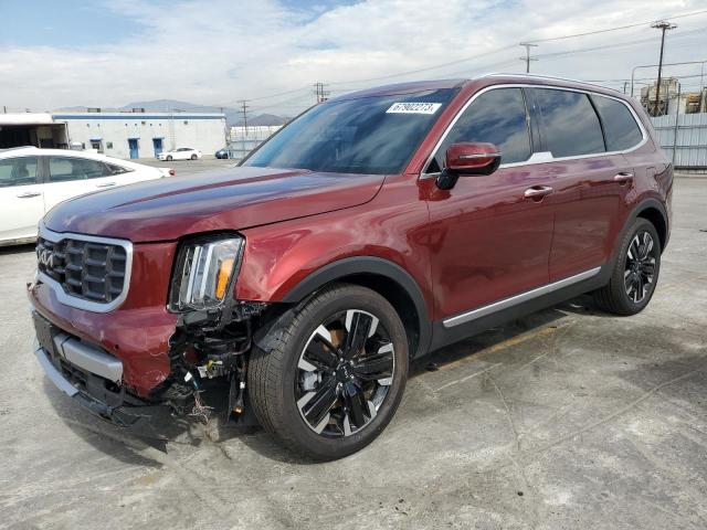 5XYP5DGC0PG359473 - 2023 KIA TELLURIDE SX RED photo 1