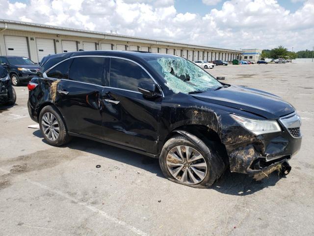 5FRYD4H43FB011024 - 2015 ACURA MDX TECHNOLOGY Czarny zdjęcie 4
