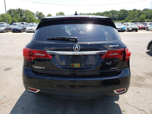 5FRYD4H43FB011024 - 2015 ACURA MDX TECHNOLOGY Czarny zdjęcie 6